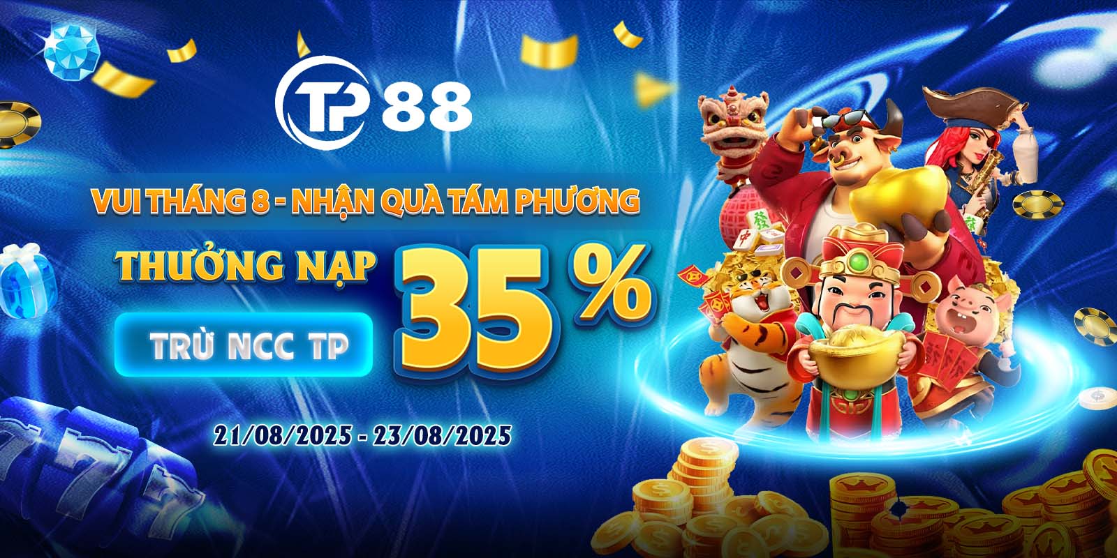 Thưởng nạp TP88